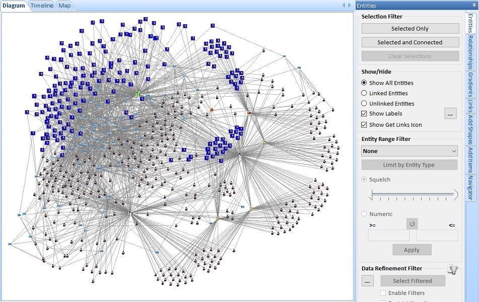 Entity Options for Visualizer