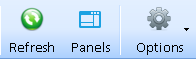New Refresh and Panels Buttons