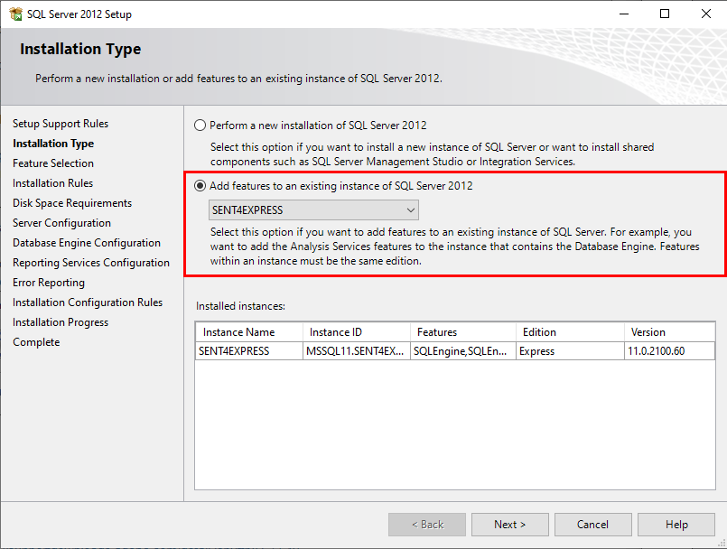 Microsoft SQL Server 2012 Instance