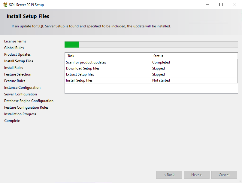 Install Setup Files